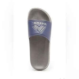 NWT🏷️RXB Navy & Gray Logo Slide Boys👦🏻Shoes🩴Several Sizes